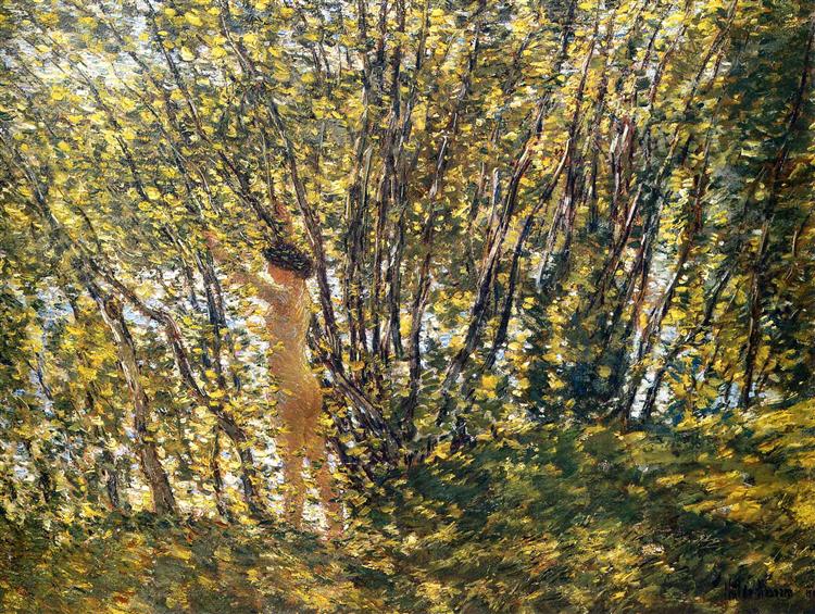 Naakt in Sunlilt Wood - 1905