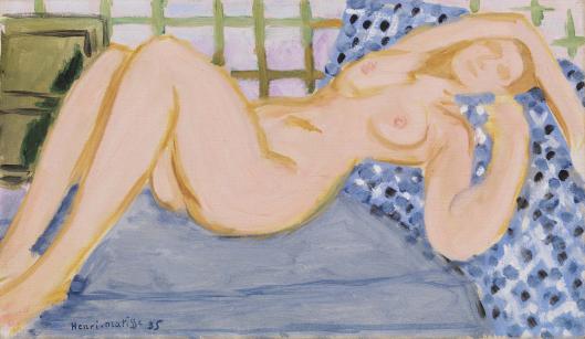 Nude on a Blue Sofa 1935 