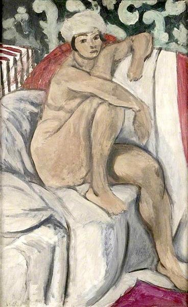 Desnudo en un sofá 1919