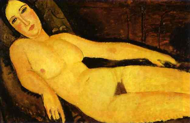 Desnudo En El Sofá - 1918