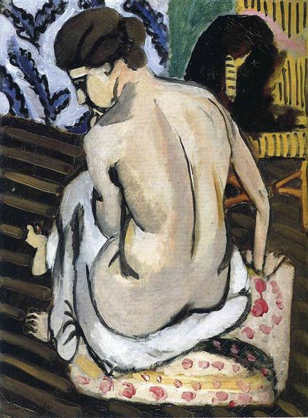 Nude Back 1918 