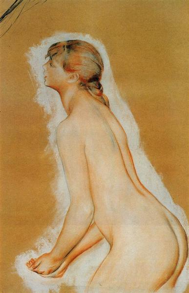 Nude (Study for the Great Bathers) - 1887 