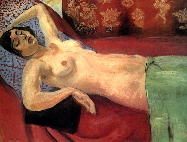 Nude with Green Shawl 1922 