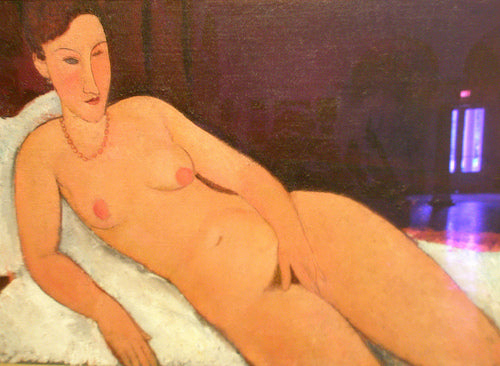 Desnudo Con Collar De Coral - 1917