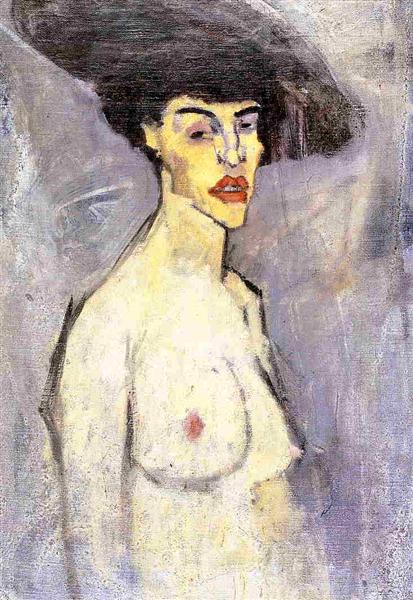 Nude with a hat - 1907