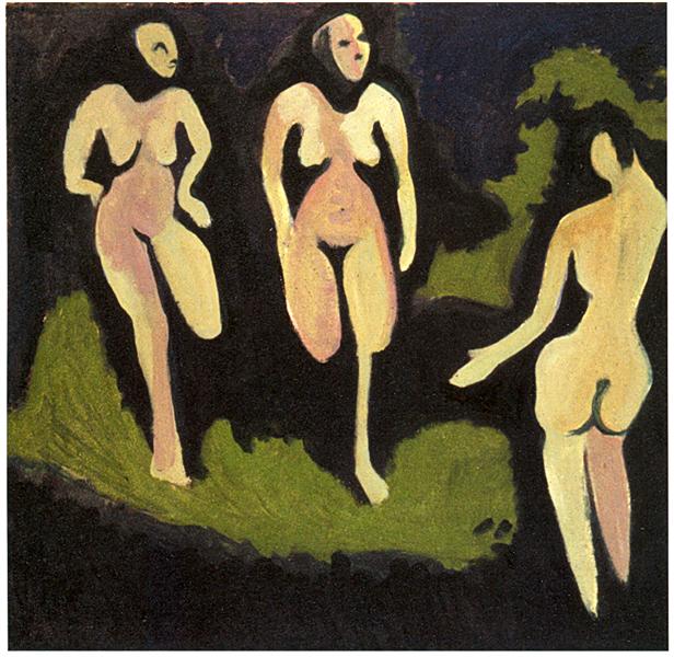 Naked in a meadow - 1929