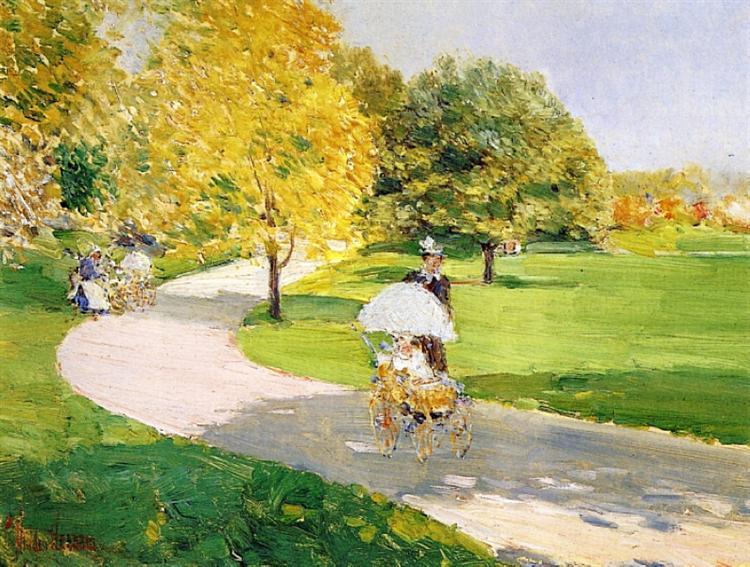 Enfermeras En El Parque - 1889