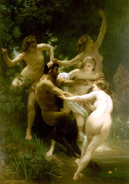 Nymphes et Satyr - 1873 - Article Wikipedia