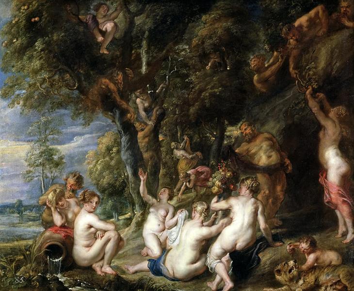 Nymphs and satyrs - 1640