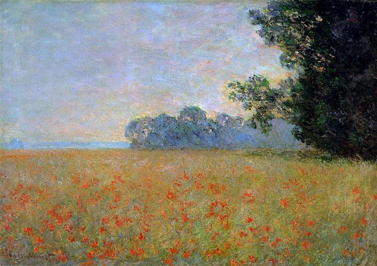 Field of Oats and Poppies - 1890