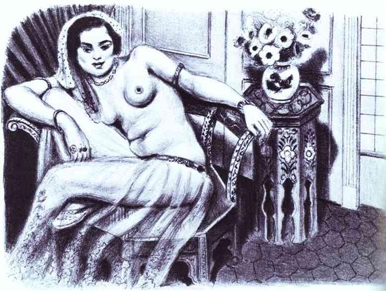 Odalisque avec jupe en mousseline 1929 