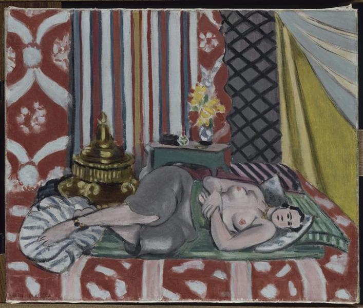 Odalisque avec pantalon gris 1927 