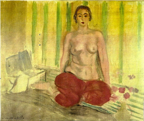 Odalisca w czerwonych spodniach 1925