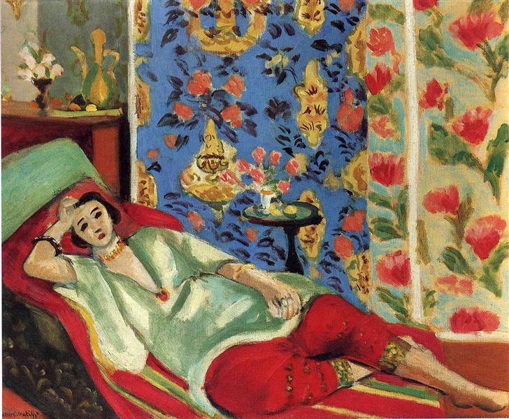 Odalisque avec pantalon rouge 1921 