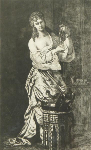 Odalisca with pearls - 1878