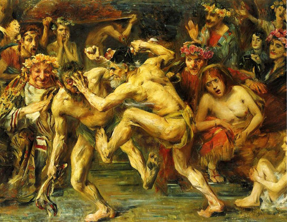 Odysseus fighting with the beggar - 1903