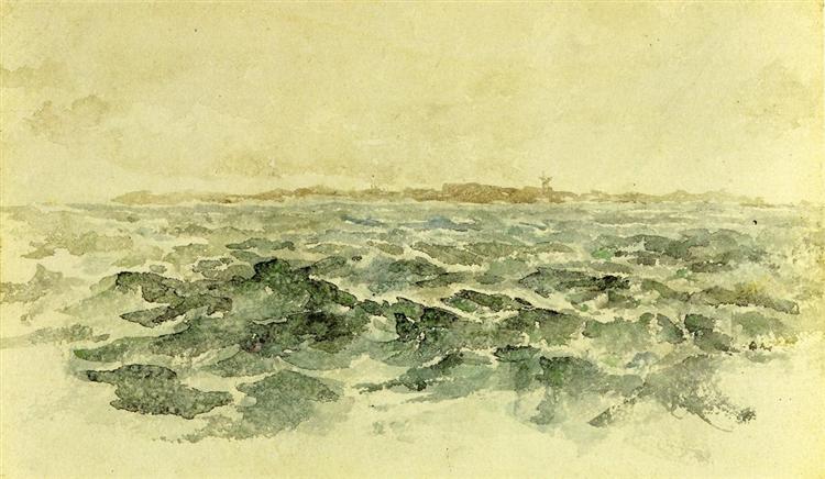 In front of the Dutch coast - 1887