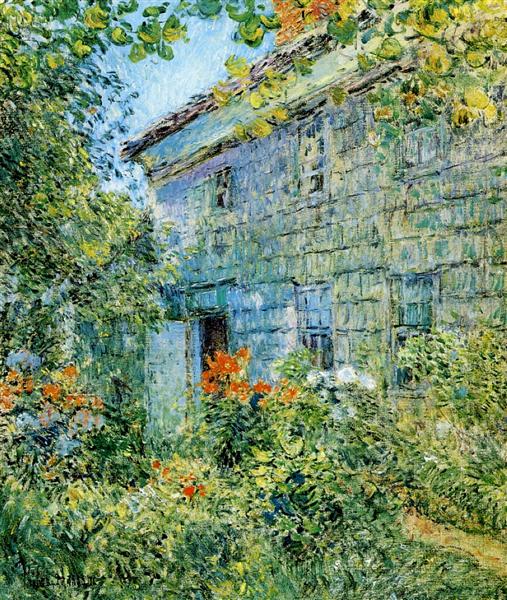 Old House and Garden - East Hampton - 1898