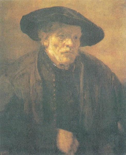 Old Man With Beret - 1654