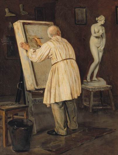 Vieux peintre - 1884