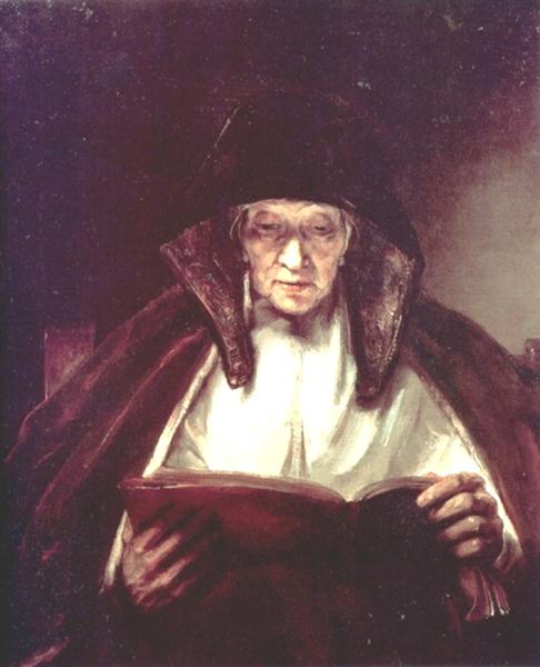 Anciana Leyendo - 1655