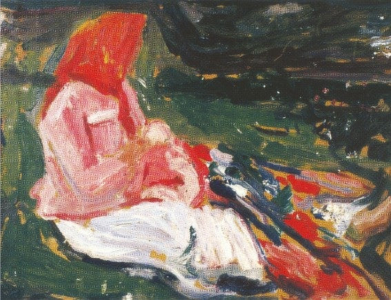 A woman with a child - 1899