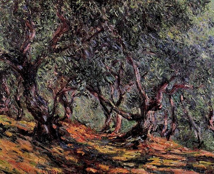 Oliveiras em Bordigher - 1884