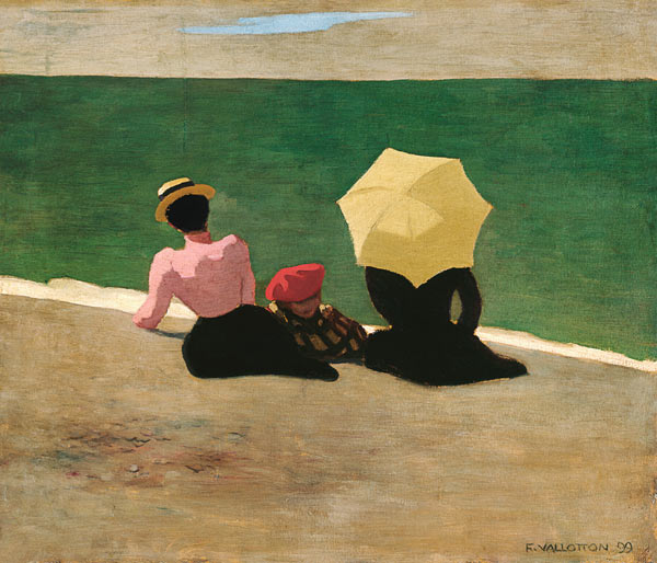 Sur la plage - 1899