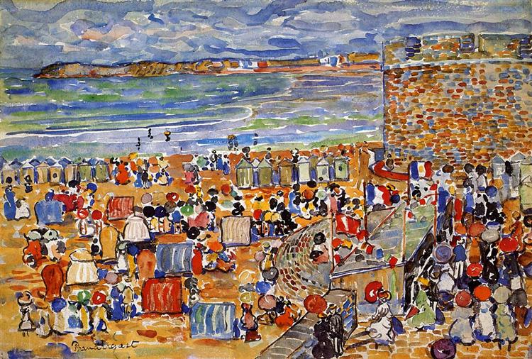 En La Playa - St. Malo - 1907