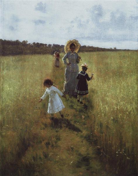 Sulla strada di confine. Va con i bambini in tournée sulla strada di confine - 1879