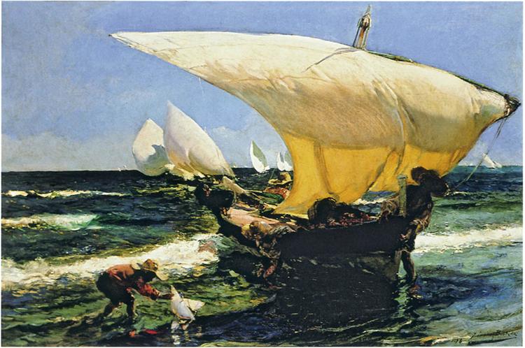 En La Costa De Valencia - 1898