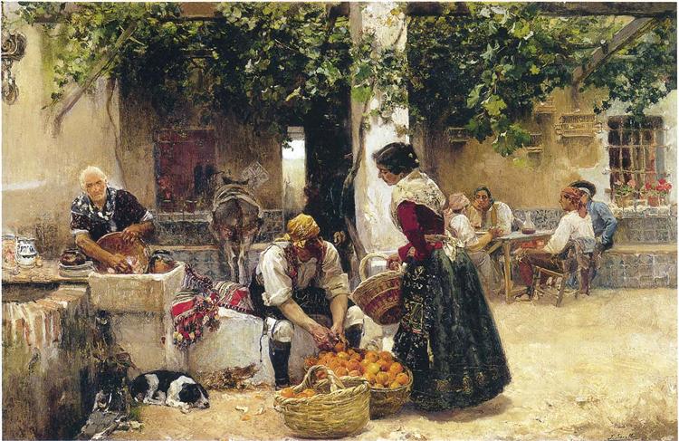 Orange Seller - 1891