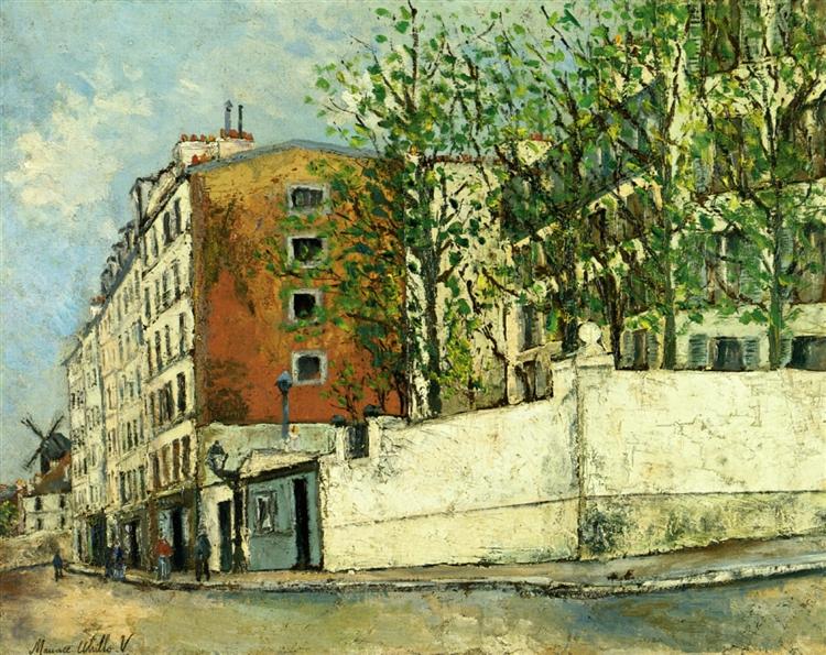 Orchept Street in der Nähe von Montmartre