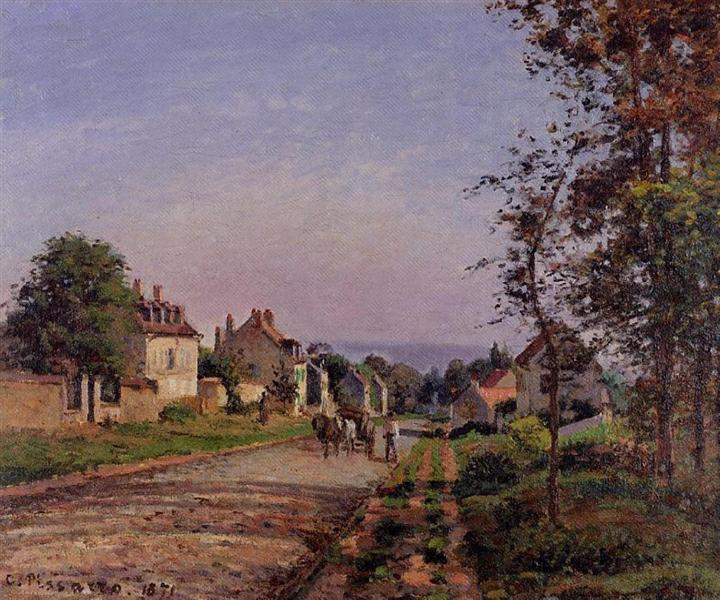 Außenbezirke von Louveciennes - 1871