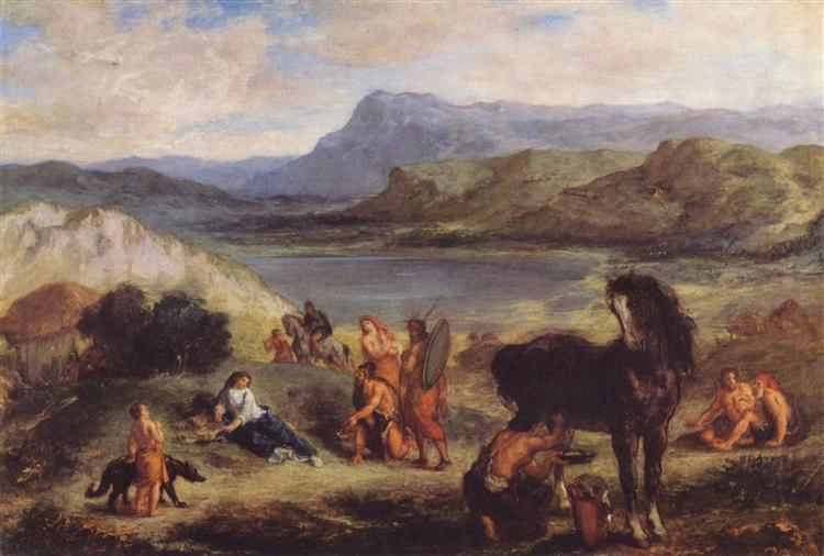 Ovid mezi Scythians - 1859