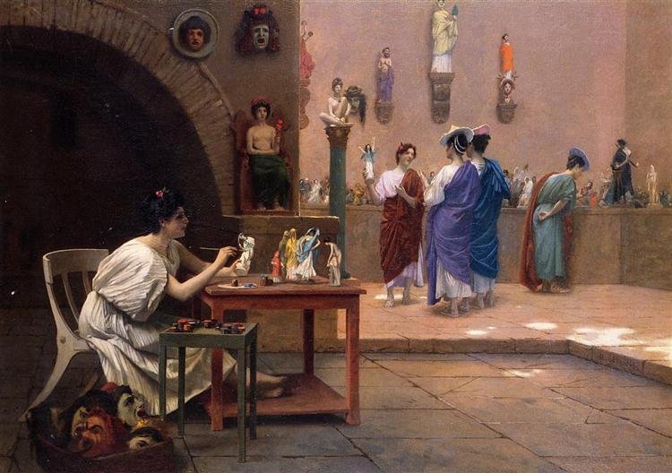 Atelier de Tanagra - 1893