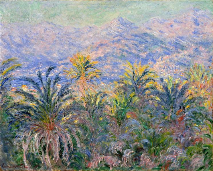 Bordighera palm trees - 1884