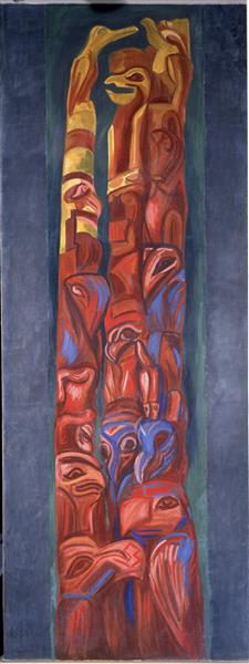 Panel 10. Totems - Epic of American Civilization - 1934