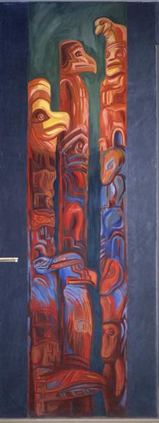 Panel 9. Totems - Epic of American Civilization - 1934