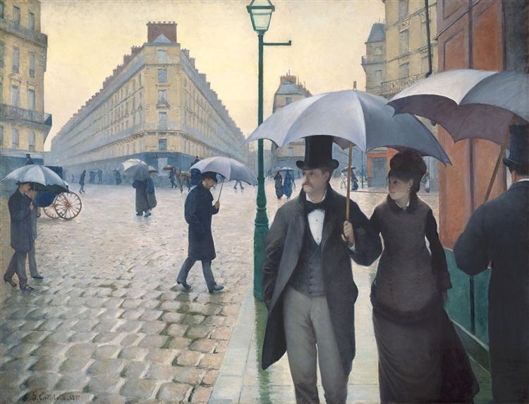 Paris Street - Rainless Day - 1877