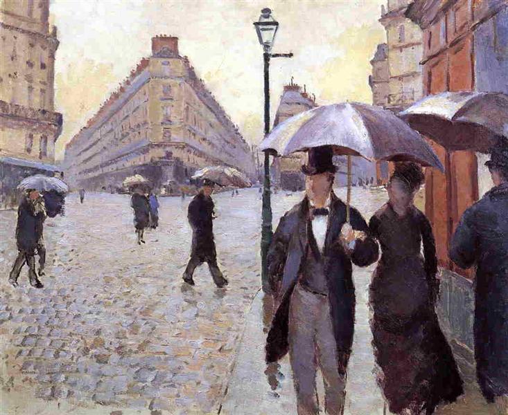 Paris - A rainy day - 1877 - Wikipedia article