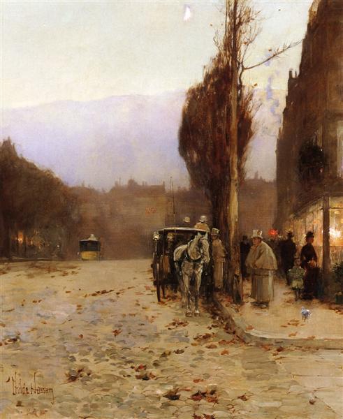 Paris au crépuscule - 1887