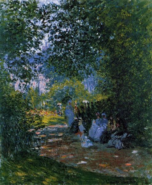 Dans le parc Monceau - 1878