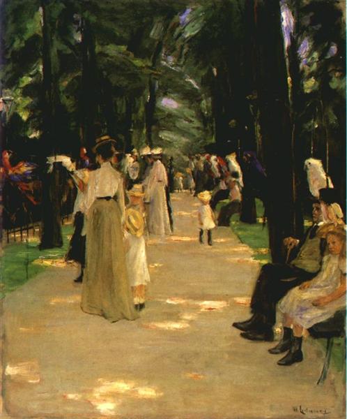 Avenue of the Parrots - 1902