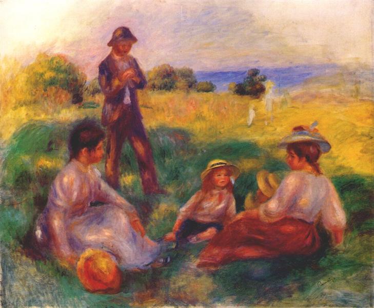 Fest auf dem Feld in Berneval - 1898 