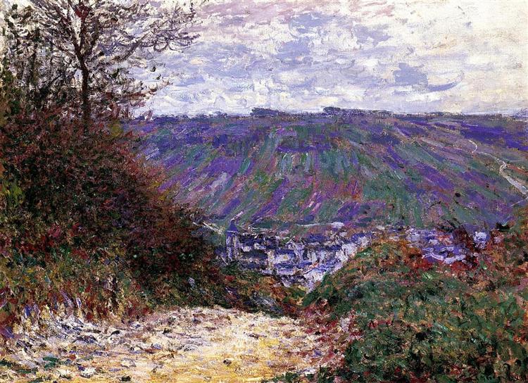 Route à Giverny - 1885