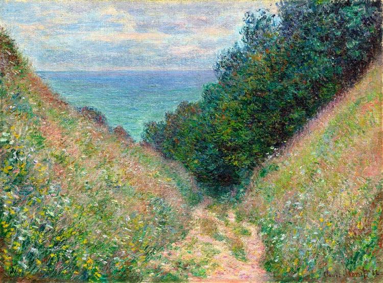 Way in La Cavee - Pourville - 1882