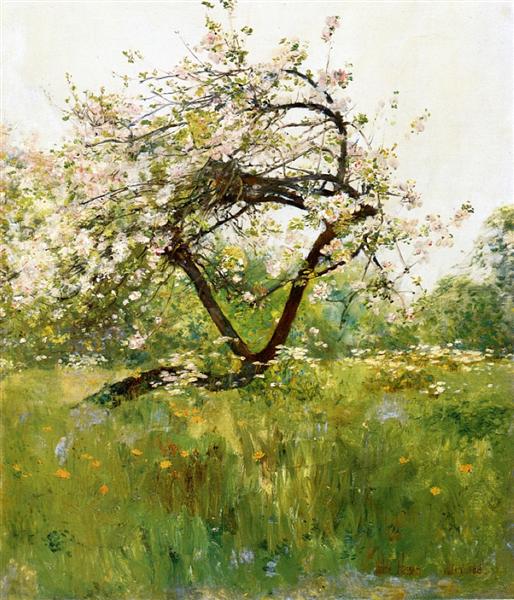 Peach Flowers - Villiers -le -Bel - 1889