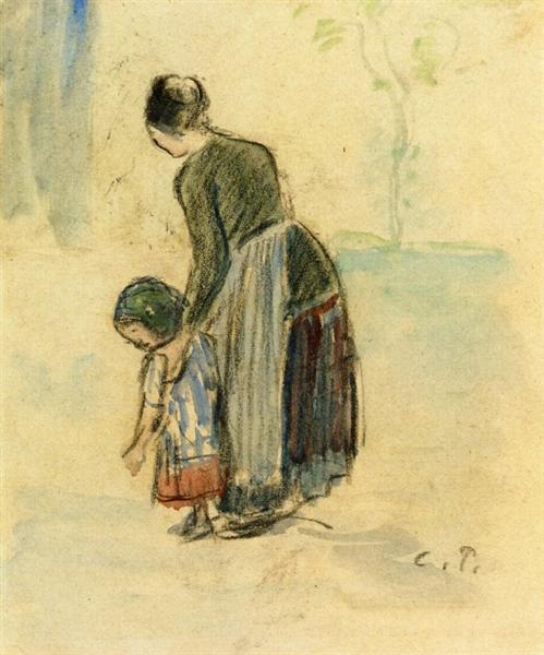 Campesino y Niño - 1890