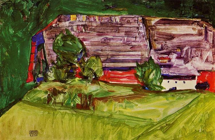 Campesina farm in a landscape - 1913